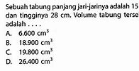 Volume Sebuah Bola Adalah 38808 Cm Kubik Panjang Jari Jarinya Adalah